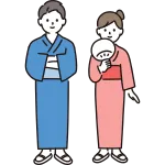 An Adult Wearing A Yukata SVG Icon